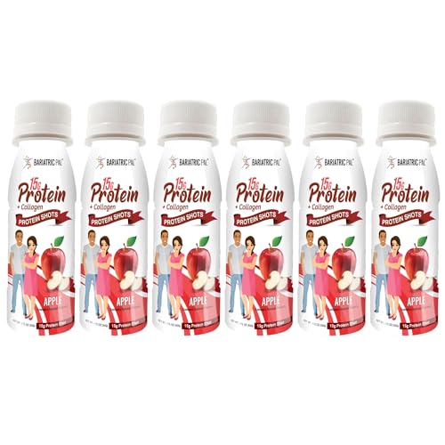 Image 1 of Default Title for the product BariatricPal 15g Ready-to-Drink Whey Protein & Collagen Shots - Apple (6 Bottles)