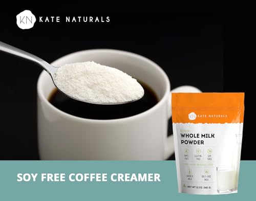 Image 6 of Kate Naturals Dry Whole Milk Powder for Baking, Coffee & Milkshakes (12oz)