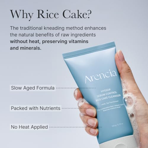Image 6 of ARENCIA Hyssop Sebum Control Rice Cake Cleanser 150ml / 5.07 fl oz
