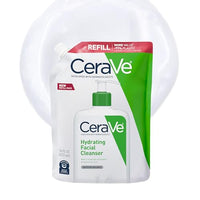 Thumbnail for Image 3 of 16 Ounce (Pack of 1) for the product CeraVe Hydrating Cleanser with Hyaluronic Acid Gentle Face Cleanser
