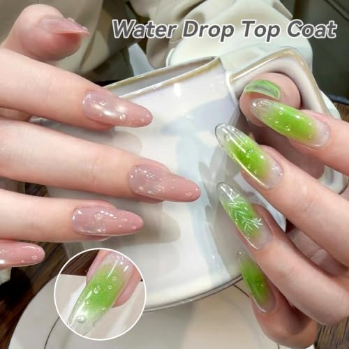 Image 4 of Born Pretty Water Drop Gel Top Coat 3D Water Droplet Rain Drop Effect 15ML