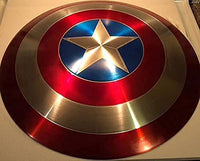 Thumbnail for America Shield 22 Inch Mild Steel America Round Shield Leather Grip Wall Decor Shield Rust Free Metal Gift Item