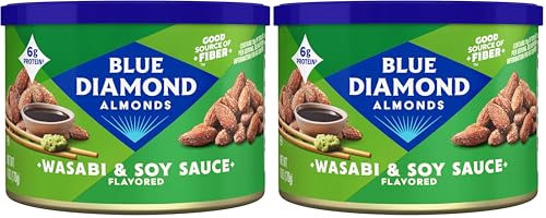 Image 1 of Default Title for the product Blue Diamond Almonds Bold Wasabi & Soy Sauce 6 Oz Pack of 2