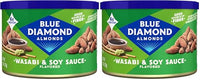 Thumbnail for Image 1 of Default Title for the product Blue Diamond Almonds Bold Wasabi & Soy Sauce 6 Oz Pack of 2