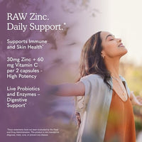 Thumbnail for Image 4 of Garden of Life Vitamin Code Raw Zinc Supplement 30mg, 60 Vegan Capsules