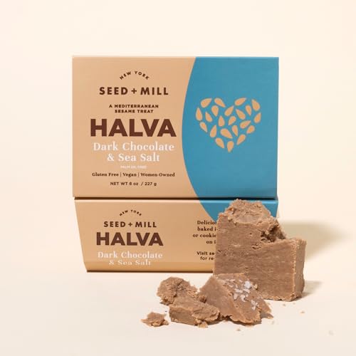Image 3 of Seed + Mill Halva Sea Salt Dark Chocolate 8oz