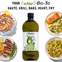 Thumbnail for Image 3 of Chosen Foods 100% Pure Avocado Oil for Cooking - 1.75L