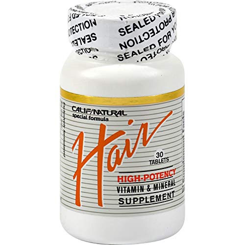 Image 1 of Default Title for the product California Natural Hair Vitamin & Mineral, 30 tab (6 Pack)