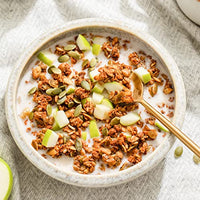 Thumbnail for Image 3 of Purely Elizabeth Apple Walnut Keto Granola (3 Ct, 8oz Bags)