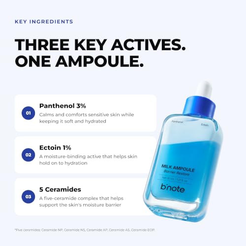 Image 4 of B'note Barrier Restore Milk Ampoule, Moisture Serum, 1.01 fl oz