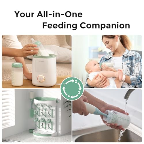 Image 6 of Momcozy Natural Baby Bottles, Wide-Neck, BPA Free Breast Milk Container