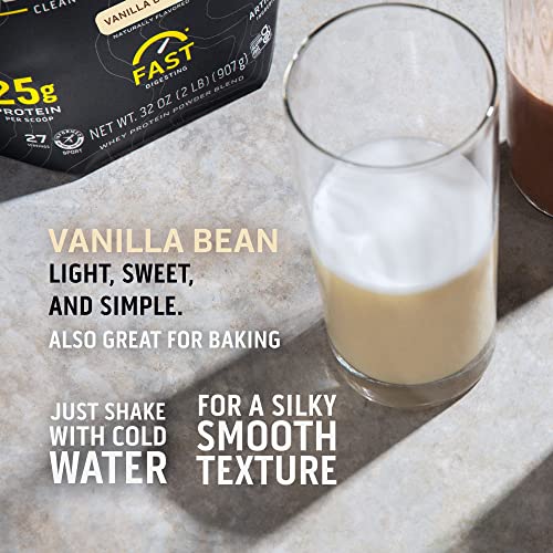 Image 4 of Ascent 100% Whey Protein Powder, Vanilla Bean, 2 lb, Daily Protein