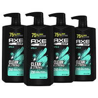 Thumbnail for Image 1 of Default Title for the product AXE 2-in-1 Shampoo & Conditioner Apollo Wash & Care 28 oz 4 Count