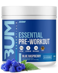 Thumbnail for Image 2 of Blue Raspberry for the product RAW Essential Pre-Workout Powder