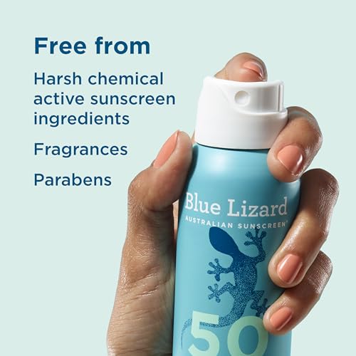 Image 6 of BLUE LIZARD Sensitive Mineral SPF 50 Spray 5 oz