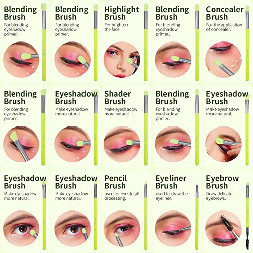Image 4 of docolor Eyeshadow Brush Set 15Pcs