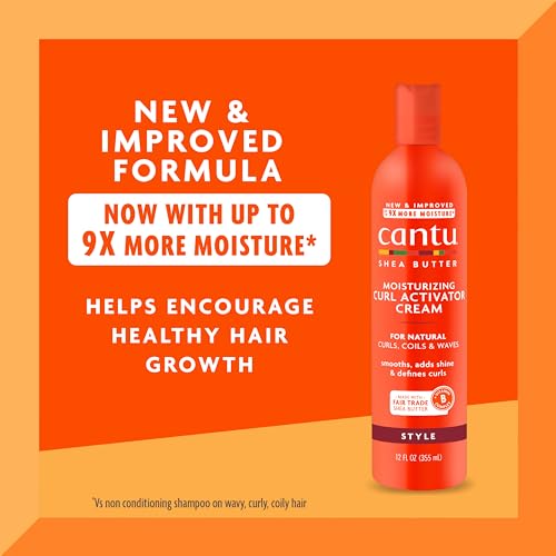 Image 2 of Cantu Moisturizing Curl Activator Cream for Natural Hair with Pure Shea Butter, 12 fl oz, Pack of 12