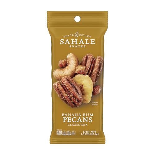 Image 1 of Default Title for the product Sahale Snacks Banana Rum Pecans Glazed Mix, 1.5 Ounces (Pack of 18)