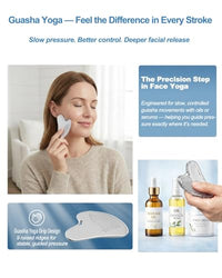 Thumbnail for Image 5 of Yeamon Gua Sha Facial Tools & Massager Set, Stainless Steel Skin Care Tools for Face and Body, 3-in-1 Head Massage Combs & Roller fo Face Neck Body and Eye, Self Care Gift for Woman & Man