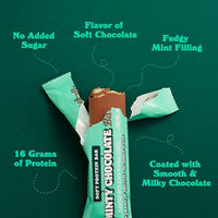 Thumbnail for Image 4 of BAREBELLS Soft Protein Bars Minty Chocolate - 12 Count, 16g High Protein Treats