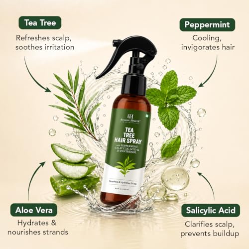 Image 4 of Botanic Hearth Tea Tree Oil Leave In Conditioner Spray for Hair - 6.8 Fl Oz