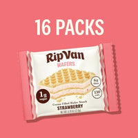 Thumbnail for Image 7 of RIP VAN Strawberry Wafer Cookies, 1g Sugar, 16 Count