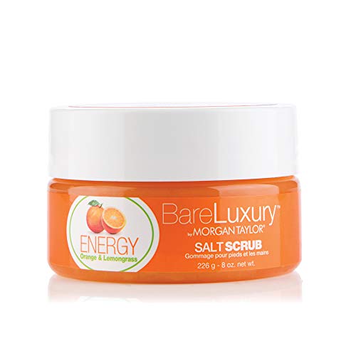 Image 1 of Default Title for the product Morgan Taylor BareLuxury Mani/Pedi Energy Orange & Lemongrass Scrub Jar 8oz
