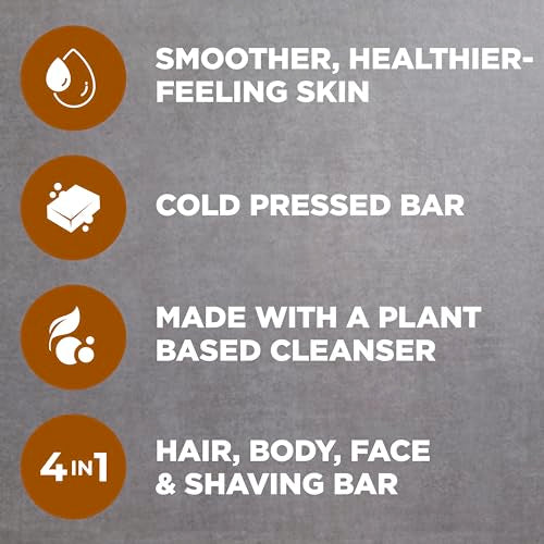 Image 3 of DOVE MEN + CARE Cleansing Bar Soap Sandalwood + Cardamom Oil 5 oz Pack of 8