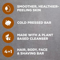 Thumbnail for Image 3 of DOVE MEN Cleansing Bar Soap Sandalwood + Cardamom Oil 4 Bars 5 oz