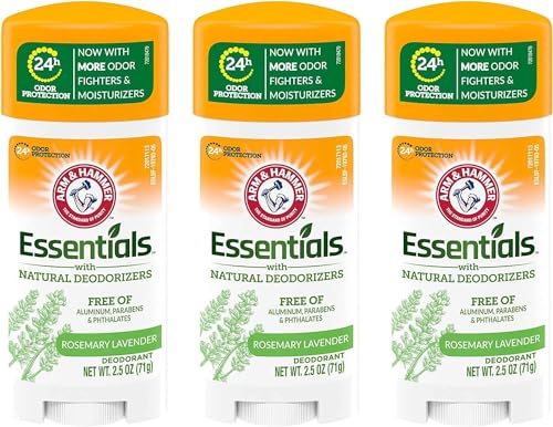 Image 1 of Default Title for the product ARM & HAMMER Essentials Natural Deodorant, Fresh - 2.5 oz - 3 pk
