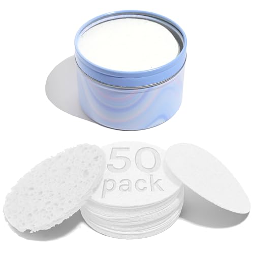 Image 2 of White / 1 Count (Pack of 50) for the product AOA Studio Compressed Facial Sponges