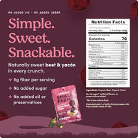 Thumbnail for Image 2 of GOODSAM Small Farms Baked Sweet Beet Chips, Pack of 16