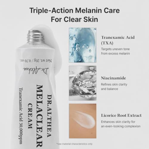 Image 3 of Dr.Althea Melaclear Cream, Korean Vegan Skin Care, 0.70 Fl Oz