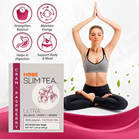 Thumbnail for Image 5 of Hobe Labs Cran-Raspberry Tea - Natural Herbal Infusion - Caffeine-Free (48 Tea Bags)