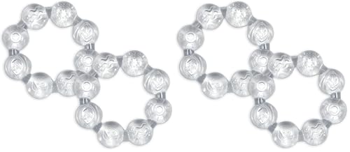 Image 2 of 2 Count (Pack of 2) for the product Green Sprouts Cool Ring Teether (2 Pack) Clear - 6mo+