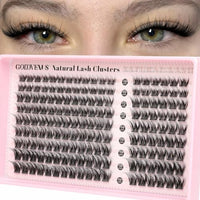 Thumbnail for Image 5 of A-Elegant lash clusters for the product Goddvenus Fluffy Lash Clusters Natural D Curl Cluster Eyelash Extensions