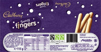 Thumbnail for Image 4 of Cadbury Milk & White Chocolate Snowy Fingers 115g