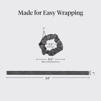 Thumbnail for Image 5 of Kitsch Satin Heatless Curls Overnight Set - Charcoal