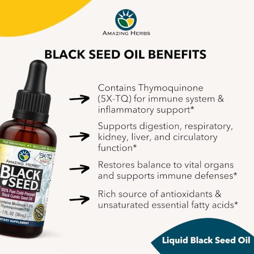 Image 9 of Amazing Herbs Premium Black Seed Oil