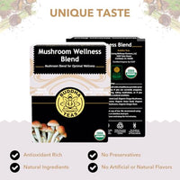 Thumbnail for Image 3 of Buddha Teas Organic Mushroom Wellness Blend Herbal Tea 18 Tea Bags