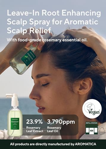 Image 3 of AROMATICA Root Enhancer Rosemary Water Spray for Hair Growth (2 Packs)