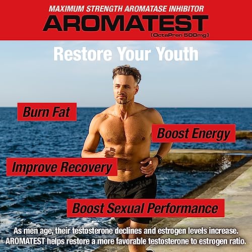 Image 6 of MuscleMeds AROMATEST Testosterone Booster & Aromatase Inhibitor 30 Liquid caps