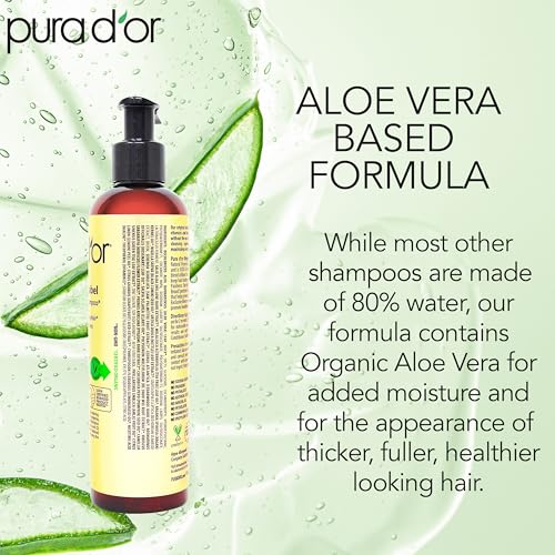 Image 5 of PURA D'OR Original Gold Label Anti-Hair Thinning Biotin Shampoo, 8oz