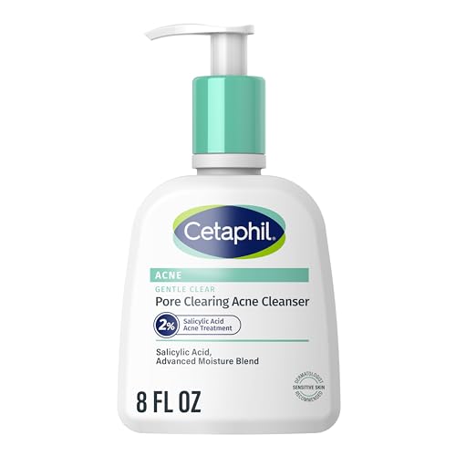 Image 1 of Default Title for the product Cetaphil Gentle Clear Acne Foaming Face Wash, 2% Salicylic Acid, 8oz