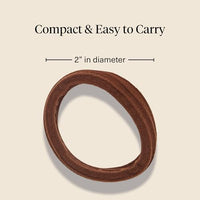 Thumbnail for Image 5 of Kitsch Seamless Hair Ties No Damage - Stretchy Hair Bands - Rosewood, 8pcs