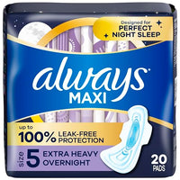 Thumbnail for Image 3 of Size 5 / 20 for the product Always Maxi Feminine Pads For Women