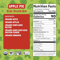 Thumbnail for Image 2 of Skout Organic Apple Pie Kids Snack Bars (18 Pack)