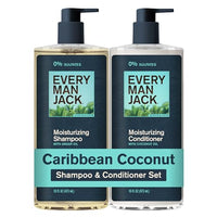Thumbnail for Image 1 of Default Title for the product Every Man Jack Shampoo & Conditioner Set for Men, Caribbean Coconut, 2pk