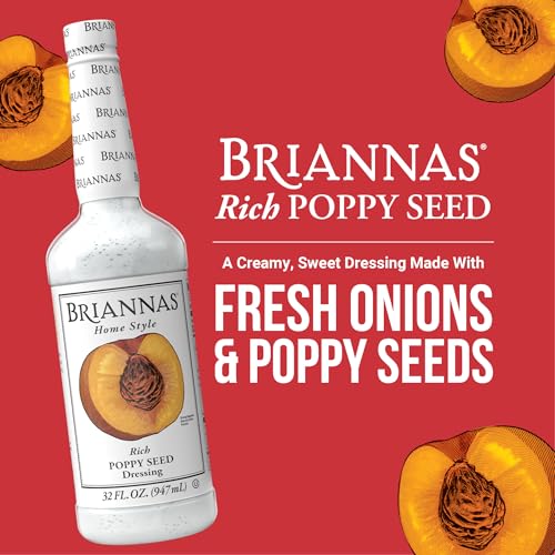 Image 3 of BRIANNAS Home Style Rich Poppy Seed Dressing, Gluten Free, 32 oz