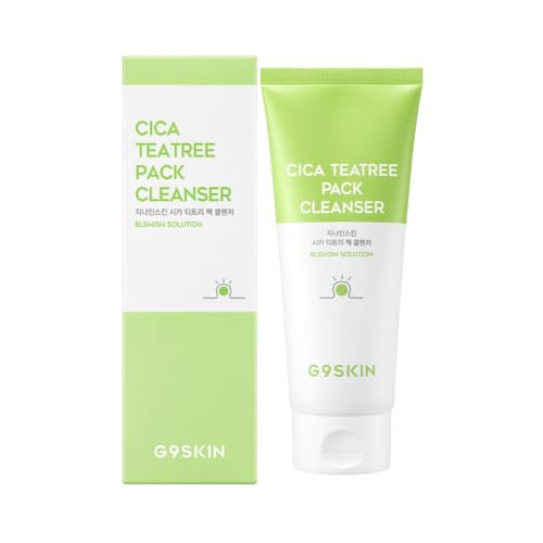 Image 1 of Default Title for the product G9SKIN Korean Cica Tea Tree Clay Cleanser and Wash-off Mask, 150ml